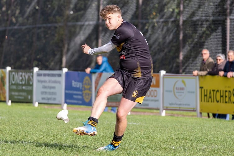 Owen Cooper slotting a conversion in a previous game