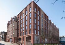 Exeter city centre car park homes scheme stalls