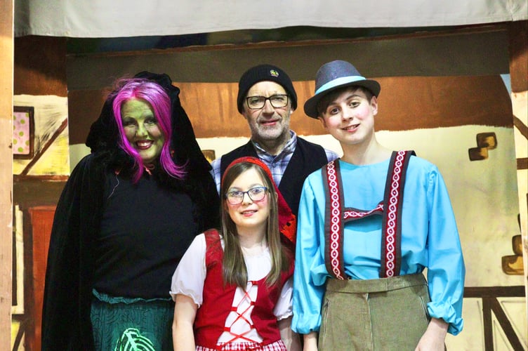 From left, Nightshade, Gretel, the Lumberjack, Hansel