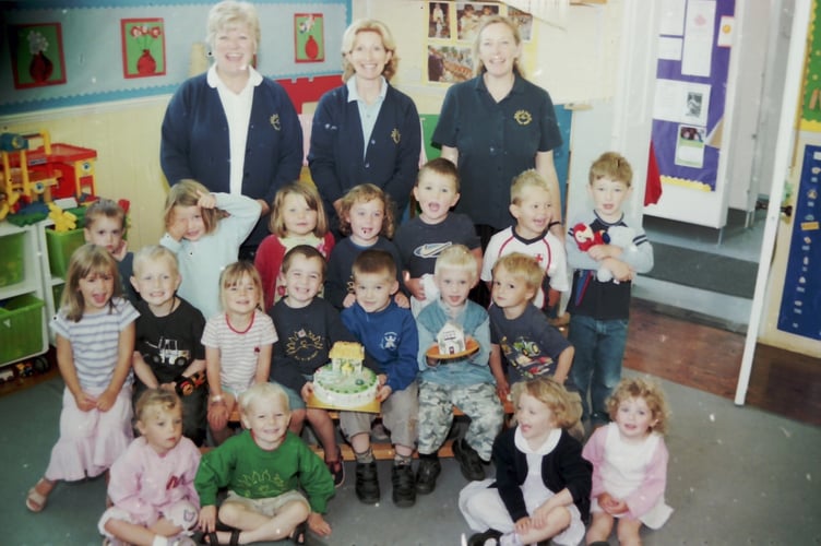 Early Birds Nursery children and staff were celebrating their 12th birthday in September 2004. DSC02097