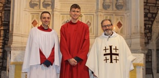 Ollie is new Organ Scholar at Crediton Parish Church
