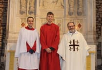 Ollie is new Organ Scholar at Crediton Parish Church