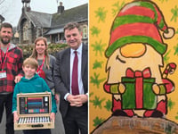 South Tawton Primary School student wins MP Christmas card competition