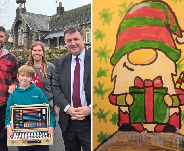 South Tawton Primary School student wins MP Christmas card competition