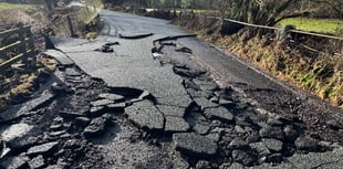 Sections of washed away road to be re-instated
