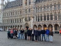 Crediton QE students explore European decision making in Brussels
