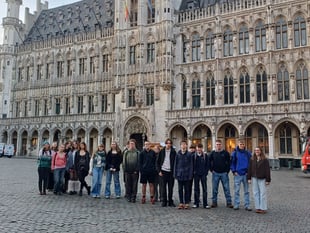 Crediton QE students explore European decision making in Brussels
