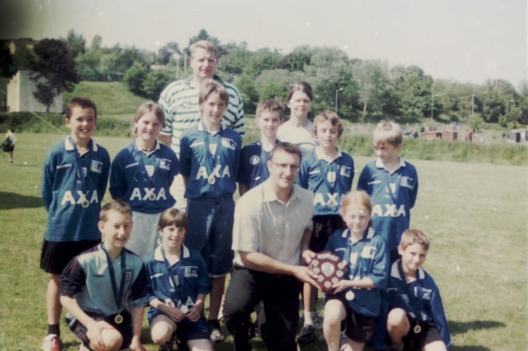 Copplestone A team who took part in the annual Mid Devon Tag Rugby Festival in May 2004. DSC00710