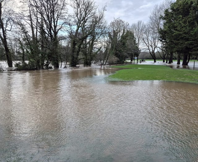 Downes Golf Club, rain stops play, but the work goes on
