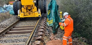 Rail lines still shut via Crediton due to Storm Chandra flooding