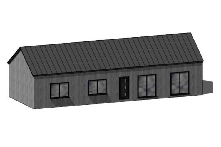 Artist's impression of the proposed house