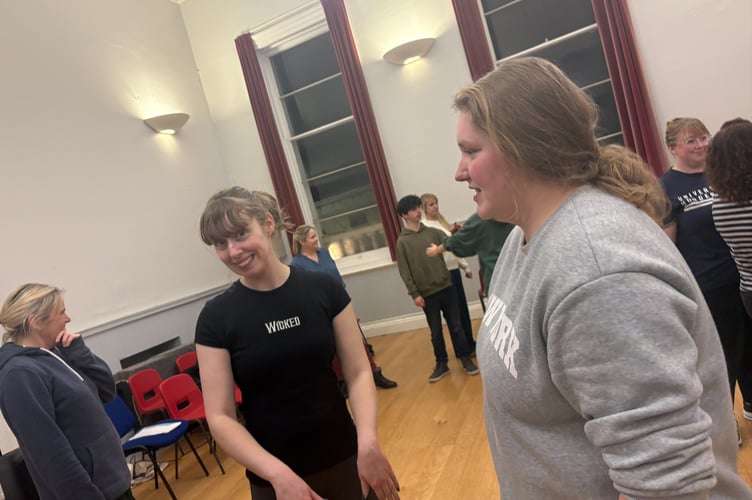 CODS members during rehearsals for Joseph and the Amazing Technicolor Dreamcoat.
