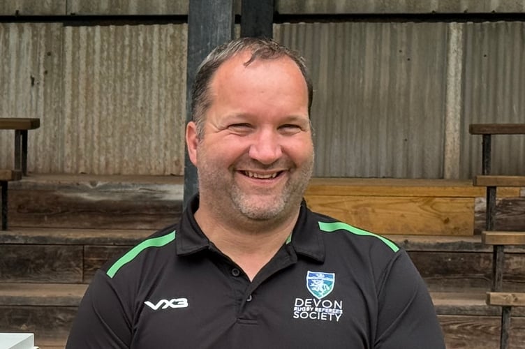 Devon Rugby Referees Society President Scott Baker. AQ 2380