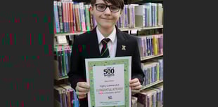 Chulmleigh College pupil Alex in top 100 of nationwide competition
