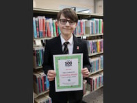Chulmleigh College pupil Alex in top 100 of nationwide competition
