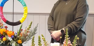 Okehampton florist demonstrates at flower club
