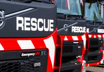 Fire crews called out to field fire near Exbourne