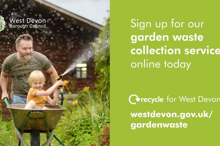 West Devon Borough Council garden waste collection service.