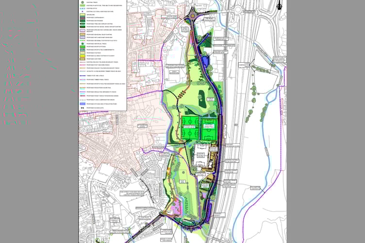 Cullompton Scheme Plan.
