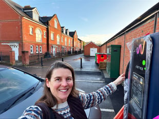New electric vehicle charge points at Tiverton Pannier Market
