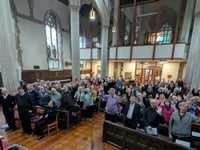Good Afternoon Choir sang at Exmouth Church
