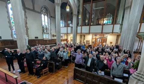 Good Afternoon Choir sang at Exmouth Church
