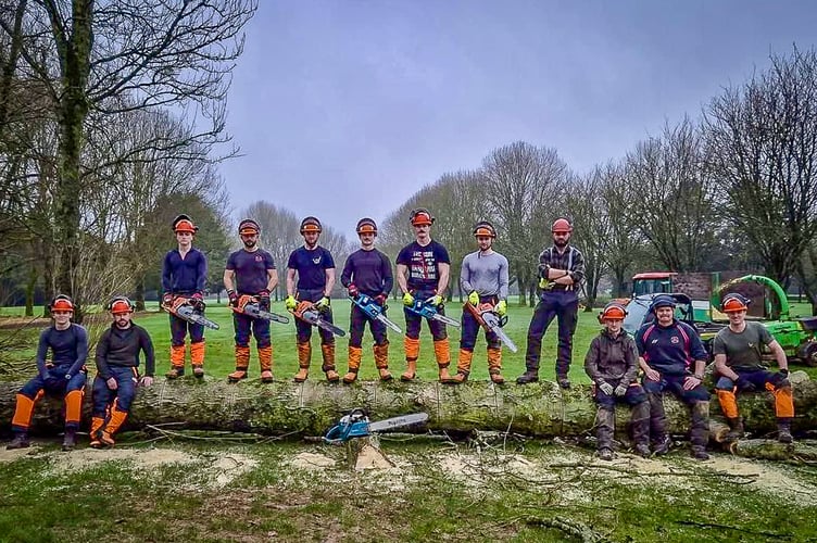 The team of RM Engineers who did their training, and helped out the club. 
