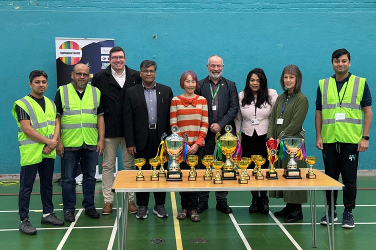 Organisers, councillors and guests at The United Smash Cup 2026.  AQ 4471
