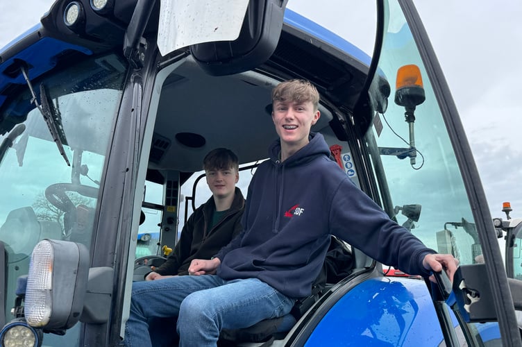 Ready for the tractor run. AQ 5001