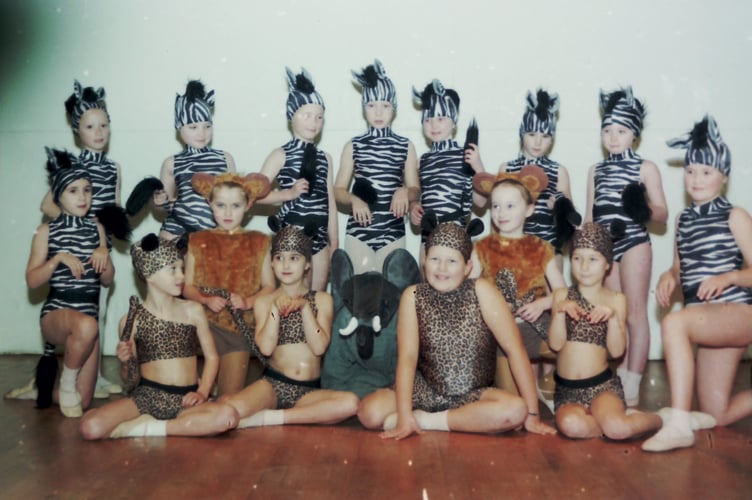 Children from Katharine Mitchell's School of Dance in December 2004. DSC00120