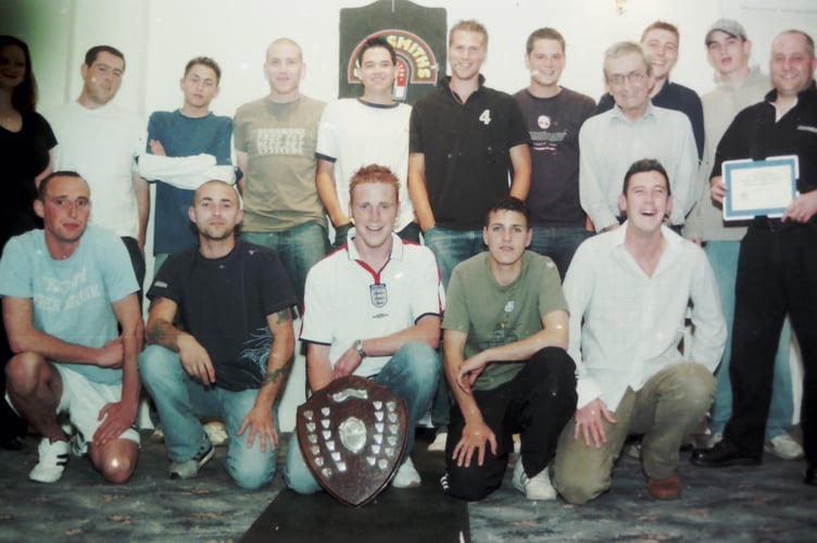 The Ship football team presentation of awards in May 2004. DSC00725