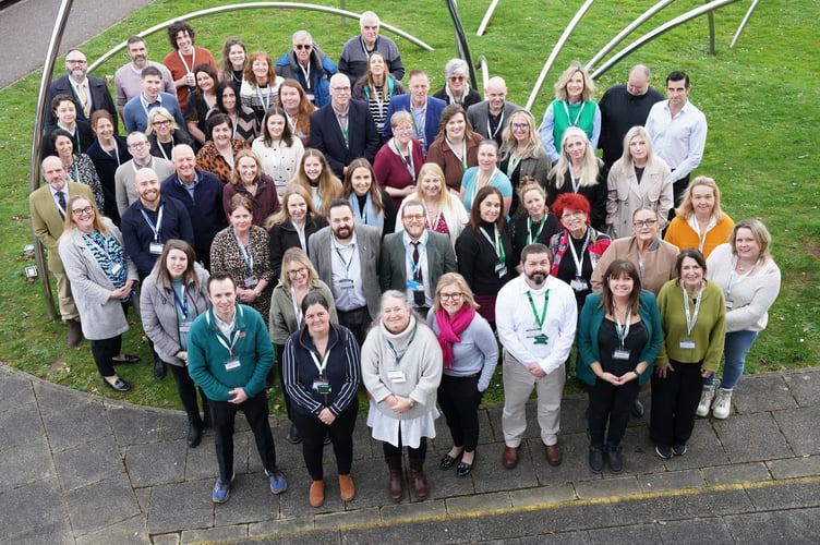 At the Connect to Work event to rollout the initiative.