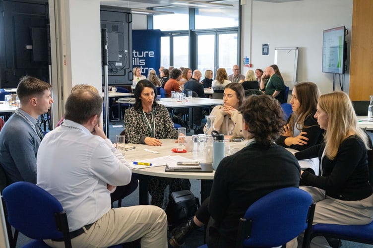 During discussions during the Connect to Work event.