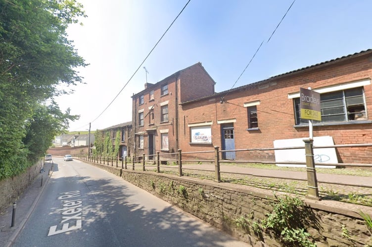 The vacant and dilapidated building on Exeter Road was once 'used for many years as a surplus military warehouse and workshop'