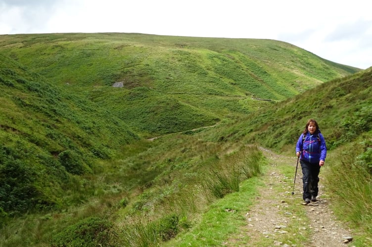 The Two Moors Way crosses the Chains ridge: some of Exmoor’s highest ground.
