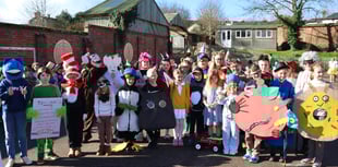 World Book Day fun at Crediton primary school