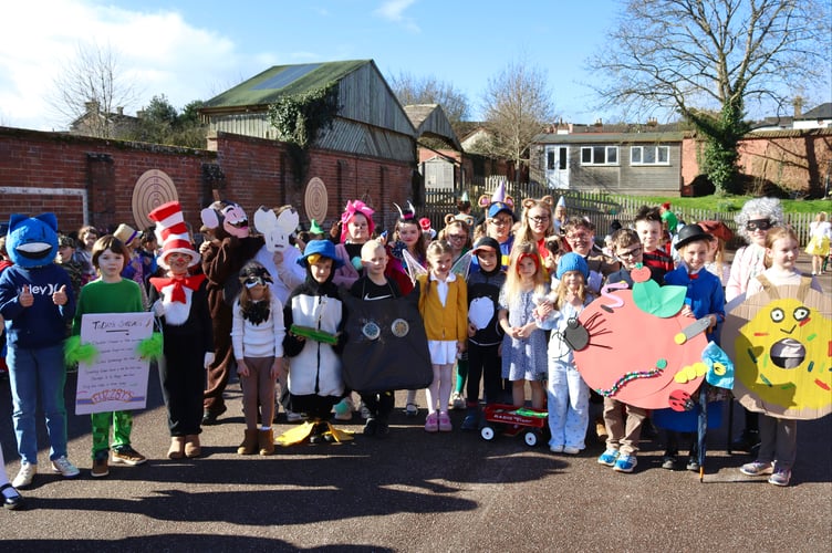 27 February 2026 Hayward's World Book Day Children dressed up as their favourite fictional characters (Will Goddard, Crediton Courier)