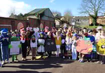 World Book Day fun at Crediton primary school