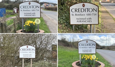Town’s missing road signs replaced
