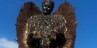 Knife Angel swoops into Plymouth to help keep communities safe