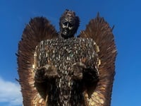 Knife Angel swoops into Plymouth to help keep communities safe