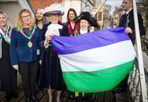 Suffragette flag raised to celebrate International Women’s Day
