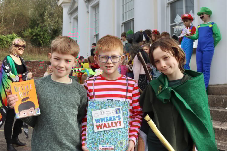 Where's Wally and Legolas made an appearance at Sandford School