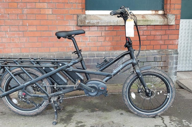 The bike found at Marsh Barton Railway Station.
