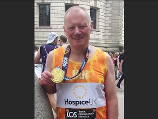 25th London Marathon on the run for Ian!
