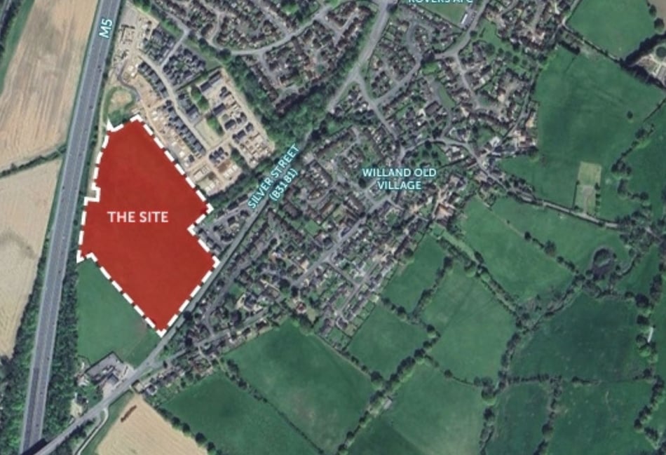 Outline plan for housing site on edge of M5 approved
