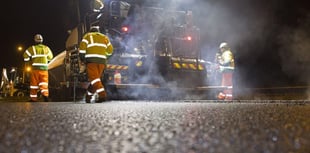 Overnight A30 resurfacing works to run until April 9
