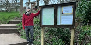 Crediton park has new noticeboard
