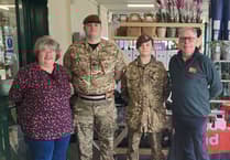 Crediton Army Cadets help with ABF charity collection