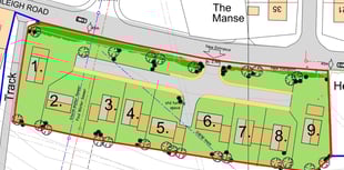 Plans for nine new homes in Morchard Bishop